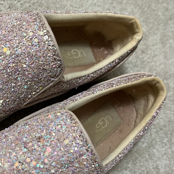 UGG | Slip on sneakers | pink | sequin | Sz. 7 - Picture 5 of 10